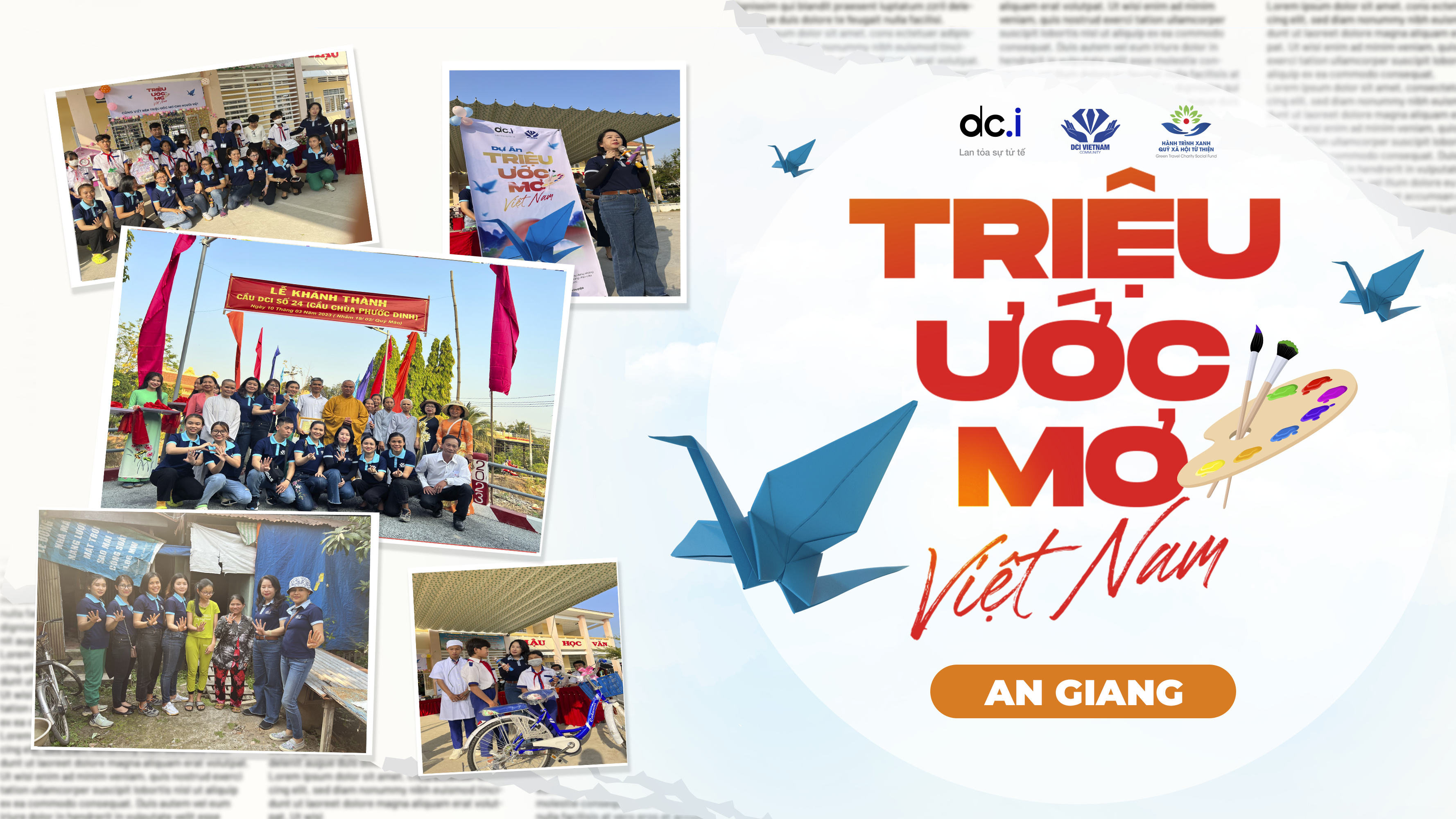 “MILLION DREAMS – TRAO TẶNG THƯ VIỆN MƠ ƯỚC CHO CÁC EM HỌC SINH - AN GIANG