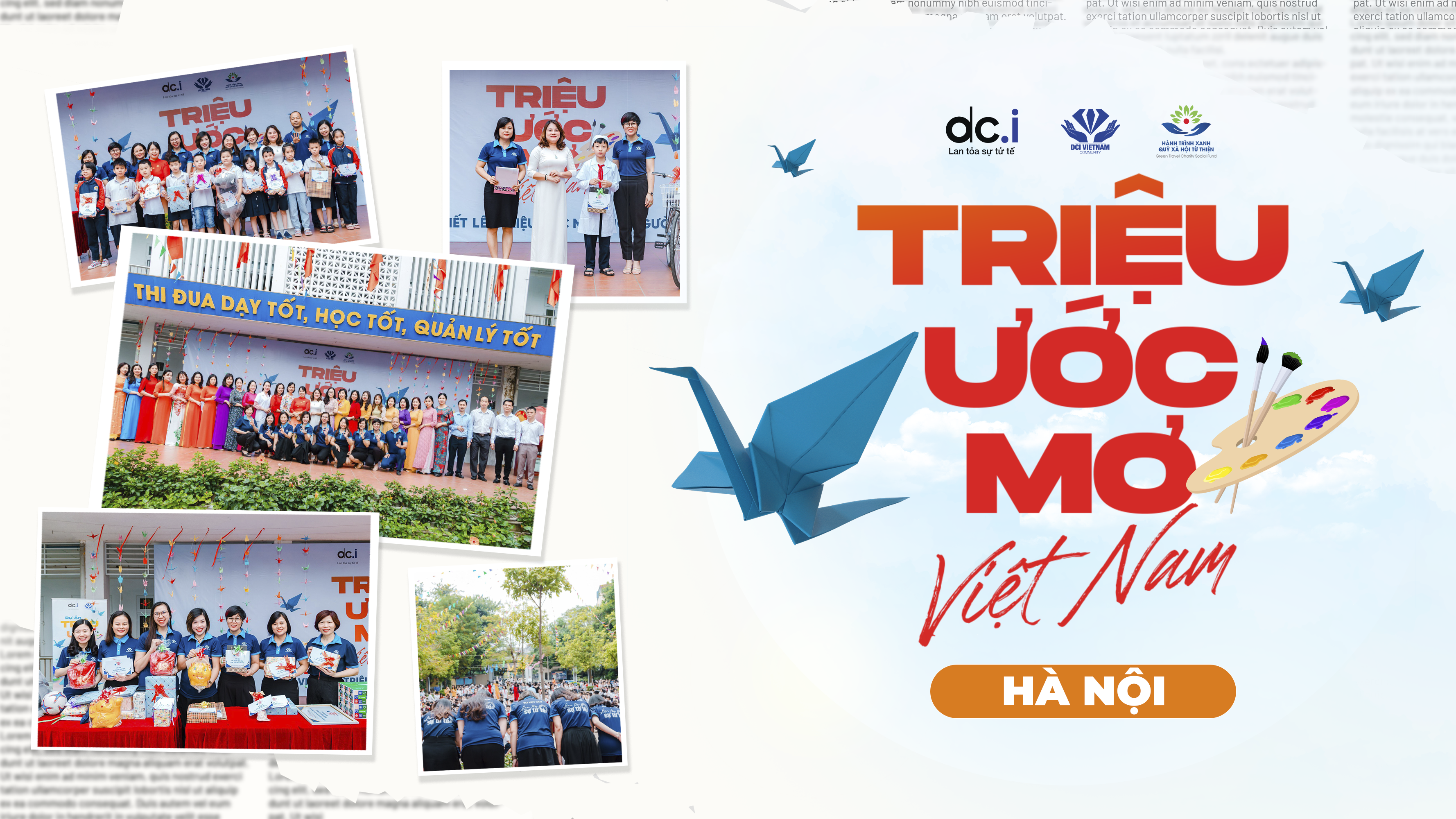MILLION DREAMS - TRIỆU ƯỚC MƠ VIỆT NAM” - HIỆN THỰC HÓA TRIỆU ƯỚC MƠ TRẺ EM HÀ NỘI