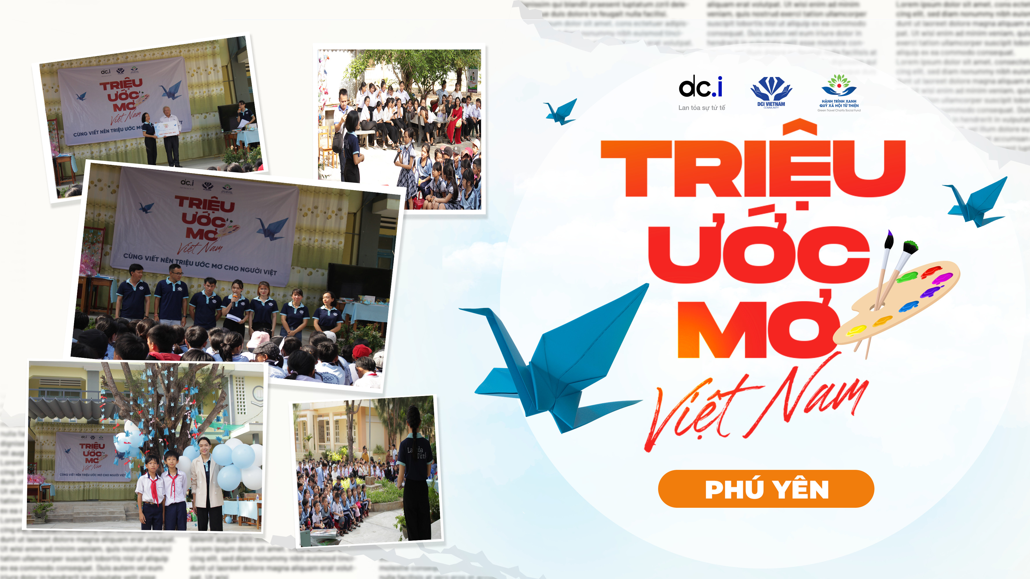 “MILLION DREAMS – TRAO TẶNG THƯ VIỆN MƠ ƯỚC CHO CÁC EM HỌC SINH TRƯỜNG TIỂU HỌC - PHÚ YÊN
